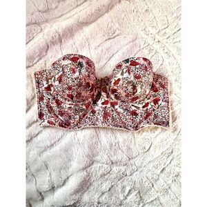 Victoria’s Secret | Floral Bustier Corset top 34B